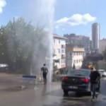 Ataşehir'de İSKİ borusu patladı