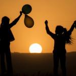 Bitlis'te g&uuml;n batımı &ccedil;ocuklarla g&uuml;zel