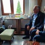 Yazar Mustafa Yazgan'a geçmiş olsun ziyareti
