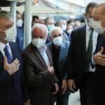Başkan Erdoğan, Abdullah Gül ile cenazede selamlaştı
