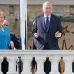 Erdoğan ve Merkel görüşmesinden çarpıcı kareler