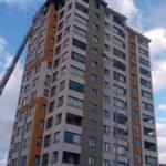 Kayseri'de 13 katlı apartmanda yangın