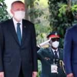 Cumhurbaşkanı Erdoğan Angola'da resmi törenle karşılandı