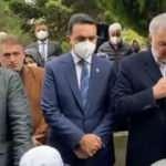 Osman Nuri Kabaktepe, &Ouml;zdemir Bayraktar'ın cenazesinde Kur'an-ı Kerim okudu