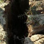 Aydın'da arazilerde oluşan &ccedil;atlaklar il&ccedil;eyi korkutuyor!