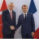 Cumhurbaşkanı Erdoğan Macron ile görüştü