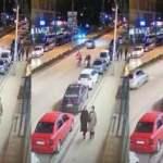 Ters şeritten gelen motosiklet yayaya &ccedil;arptı