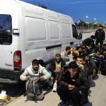 Afyonkarahisar ile Uşak'ta 99 düzensiz göçmen ile 5 organizatör yakalandı