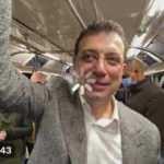 İmamoğlu 'Metroda internet var' yayını yaparken bağlantı koptu