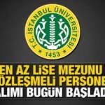 İstanbul Üniversitesi en az KPSS 50 puan ile personel alımı! Başvuru için son 4 gün...