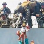 İzdihamdan kurtarmak i&ccedil;in ABD askerine vermişti, S&uuml;heyl ortada yok!