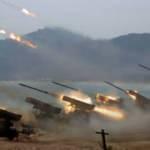 Kuzey Kore'den ABD'ye g&ouml;zdağı... Top atışı tatbikatı d&uuml;zenledi