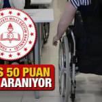 MEB KPSS 50 puan ile 750 engelli öğretmen alımı! Başvuru için bugün son gün