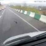 Feci kaza ara&ccedil; kamerasına işte b&ouml;yle yansıdı