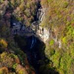 Karadeniz'in 70 metre d&ouml;k&uuml;len şelalesi: Kabaceviz 