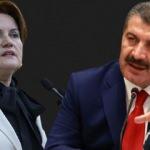 Bakan Koca'dan Akşener'e okkalı cevap: Üzerinde siyaset yaptığınız konu...