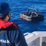 Bodrum'da 8 ka&ccedil;ak g&ouml;&ccedil;men kurtarıldı, 18 ka&ccedil;ak g&ouml;&ccedil;men yakalandı