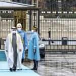 Cumhurbaşkanı Erdoğan, Prens bin Zayid'i resmi törenle karşıladı! İşte dikkat çeken anlar!