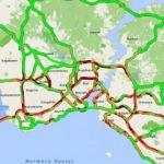 İstanbul'da trafik yoğunluğu yüzde 65'e dayandı