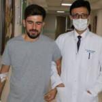 Rahatsızlanıp hastaneye başvuran vatandaşın böbreğinden 3 santimlik tümör çıkarıldı