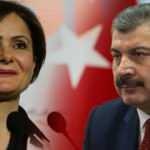 CHP İstanbul İl Başkanı Canan Kaftancıoğlu, Bakan Koca'ya teşekk&uuml;r etti