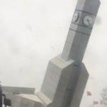 &Ccedil;atalca'da saat kulesi devrildi