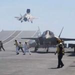 F-35 denize böye düştü! Görüntüler ortaya çıktı