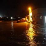 Hatay'da fırtına nedeniyle deniz taştı