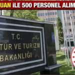 Kültür Bakanlığına KPSS 55 puan ile personel alımı! Başvurular yarın sona eriyor...