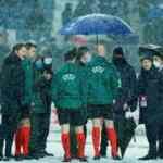 Atalanta - Villarreal maçına kar engeli!