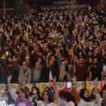 HDP'nin İstanbul Kongresi'nde skandal! &Ouml;calan sloganlarıyla PKK marşı okuyup ant i&ccedil;tiler