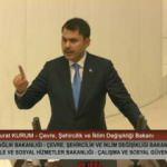 Murat Kurum'dan Meclis'te CHP'lileri sus pus eden sözler