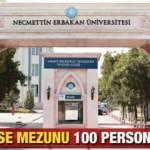 Necmettin Erbakan Üniversitesi KPSS 55 puan ile personel alımı! Son başvuru ne zaman bitecek?