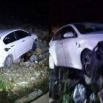 Zonguldak&rsquo;ta kaza! Otomobil araziye u&ccedil;tu: 1 yaralı