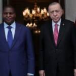 Başkan Erdoğan, Faustin-Archange Touadera ile g&ouml;r&uuml;şt&uuml;