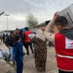 Türk Kızılay Erbil'de selden etkilenen ailelere yardım dağıttı