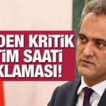 MEB'den kritik eğitim saati açıklaması geldi! Bakan Özer paylaştı! Yüz yüze ve uzaktan eğitimlere...