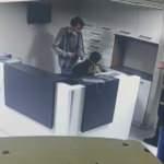 Şişli'de rehin alınan hemşirenin hemşirenin dehşet anları kamerada