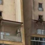 Bursa’da 8'inci kattan düştü, balkon çatısı hayatını kurtardı
