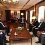 Bakan Çavuşoğlu, Libyalı büyükelçi Elgelaib ve danışman Muhtar'ı kabul etti