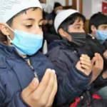 Sabah namazı buluşmasına &ccedil;ocuklardan yoğun ilgi