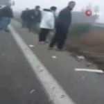 Tunus'ta katliam gibi kaza: 20 araç birbirine girdi
