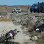 Kilis’te şarampole devrilen motosikletin sürücüsü öldü