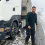 Muş'ta kar nedeniyle 8 tır şoförü mahsur kaldı