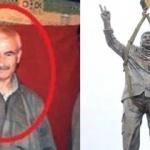 PKK'lı İsmail &Ouml;zden&rsquo;in heykelini Sincar&rsquo;a dikmeye &ccedil;alıştılar!