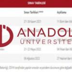 AÖF telafi (bütünleme) sınavları yapılacak mı? 2022 Anadolu Üniversitesi sınav takvimini yayınladı!