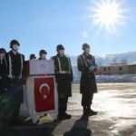 Hakkari'de şehit olan asker için tören düzenlendi