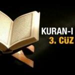 Kuran 3. Cüz oku! 3. Cüz Arapça okunuşu... 3. cüz oku Arapça