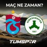 Trabzonspor Giresunspor maçı ne zaman, saat kaçta ve hangi kanalda? Maçın hakemleri belli oldu!