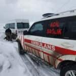 Van'da donma tehlikesi geçiren 8 kişiyi UMKE kurtardı